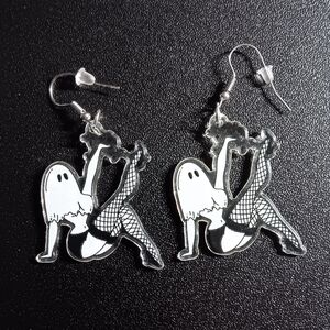 Ghost Girl Party Earrings (New)
